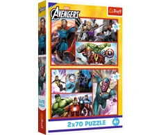 Dėlionė TREFL AVENGERS Dėlionių rinkinys, 2 x 70 det.
