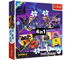 Dėlionė TREFL BATWHEELS 4 dėlionių rinkinys