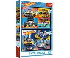 Trefl Dėlionė 3x70 vnt. - Hot Wheels