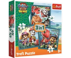 Dėlionė TREFL PAW PATROL 3 dėlionių rinkinys „Šuniukas-patrulis“