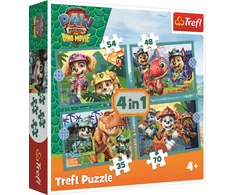 Dėlionė TREFL PAW PATROL 4 dėlionių rinkinys „Šuniukas-patrulis“