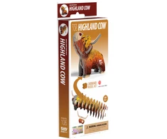 Dėlionė EUGY 3D kartoninis modelis „Aukštikalnių karvė“