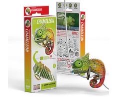 Dėlionė EUGY 3D kartoninis modelis „Chameleonas“