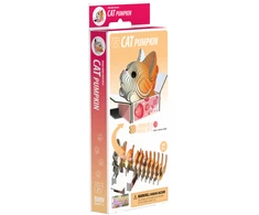 Dėlionė EUGY 3D kartoninis modelis „Kačiukas Pumpkin“