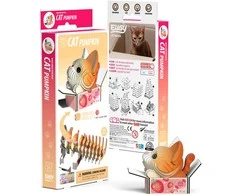 Dėlionė EUGY 3D kartoninis modelis „Kačiukas Pumpkin“
