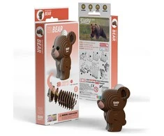 Dėlionė EUGY 3D kartoninis modelis „Meškiukas“