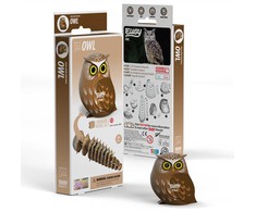 Dėlionė EUGY 3D kartoninis modelis „Pelėda“