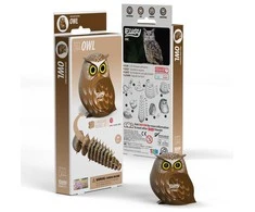 Dėlionė EUGY 3D kartoninis modelis „Pelėda“