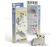 Dėlionė EUGY 3D kartoninis modelis „Poliarinis lokys“