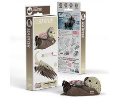 Dėlionė Fat Brain Toys Wydra Eugy. Eko* Układanka 3D