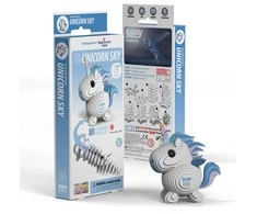 Dėlionė EUGY 3D kartoninis modelis „Vienaragis Debesėlis“