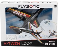 Radijo bangomis valdomas lėktuvas „X-Twin Loop“ FLYBOTIC, 29 cm