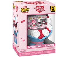 FUNKO Bitty POP! Figūrėlė: Bouquet: Sanrio - My Melody &amp; Kuromi (Valentine)