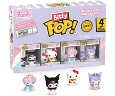 FUNKO Bitty POP! Figūrėlių rinkinys: Sanrio: Hello Kitty - Kuromi, ~3 cm (4 vnt.)