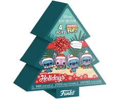 FUNKO POP! Vinilinių figūrėlių rinkinys: Lilo &amp; Stitch: Happy Holidays, ~4 cm (4 vnt.)