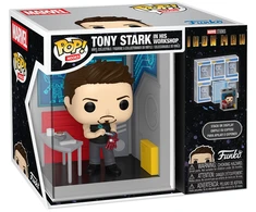 FUNKO POP! Vinilinė figūrėlė: Marvel - Tony Stark in His Workshop, 9 cm