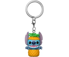 FUNKO POP! Raktų pakabutis: Disney: Lilo &amp; Stitch - Stitch in Pineapple, 4 cm