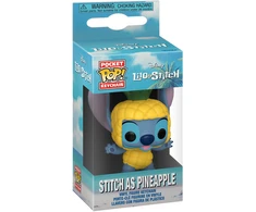 FUNKO POP! Raktų pakabutis: Lilo &amp; Stitch - Stitch as Pineapple, 10 cm