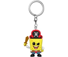 FUNKO POP! Raktų pakabutis: Kempiniukas Plačiakelnis, ~9 cm