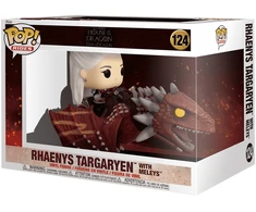 FUNKO POP! Vinilinė figūrėlė: House of The Dragon - Rhaenys Targaryen with Meleys, 9 cm