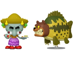 FUNKO POP! Vinilinė figūrėlė: Kempiniukas Plačiakelnis - Kalmaras ir jūros lokys, 9 cm