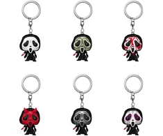 FUNKO POP! Stebuklingas raktų pakabutis: Ghost Face - 12pc PDQ