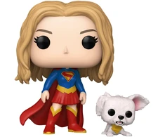 FUNKO POP! Vinilinė figūrėlė: Supergirl - Supergirl with Puppy Krypto, 9 cm