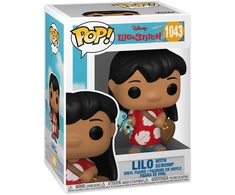 FUNKO POP! Vinilinė figūrėlė: Disney: Lilo &amp; Stitch - Lilo with Scrump, 9 cm