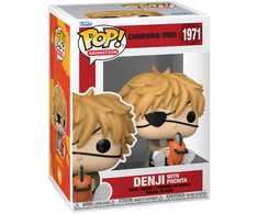 FUNKO POP! Vinilinė figūrėlė: Chainsaw Man - Denji &amp; Pochita, 9.5 cm