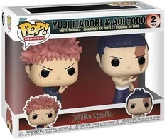 FUNKO POP! Vinilinė figūrėlė: Jujutsu Kaisen - Yuji Itadori &amp; Aoi Todo, 10 cm