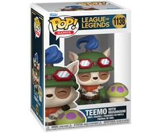 FUNKO POP! Vinilinė figūrėlė: League of Legends - Teemo with Mushroom, 9 cm
