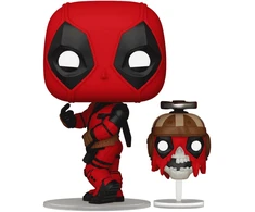 FUNKO POP! Vinilinė figūrėlė: Marvel: Deadpool &amp; Wolverine - Deadpool &amp; Headpool, 9 cm