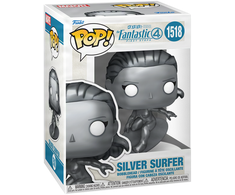 FUNKO POP! Vinilinė figūrėlė: Marvel: The Fantastic Four: First Steps - Silver Surfer, 9 cm