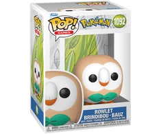 FUNKO POP! Vinilinė figūrėlė: Pokemon - Rowlet Brindibou Bauz, 9 cm