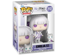 FUNKO POP! Vinilinė figūrėlė: Re:ZERO - Emilia with Puck, 9 cm