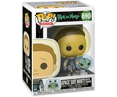FUNKO POP! Vinilinė figūrėlė: Rick &amp; Morty - Morty su astronauto kostiumu, 9 cm