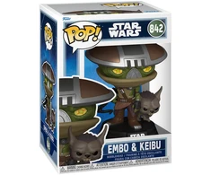 FUNKO POP! Vinilinė figūrėlė: Star Wars - Embo &amp; Keibu, ~9 cm