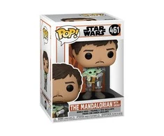 FUNKO POP! Vinilinė figūrėlė STAR WARS: MANDALORIAN su THE CHILD, 12 cm