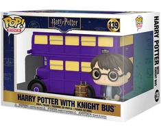 FUNKO POP! Vinilinė figūrėlė: Harry Potter - Harry Potter with Knight Bus, 15 cm