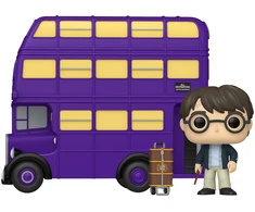FUNKO POP! Vinilinė figūrėlė: Harry Potter - Harry Potter with Knight Bus, 15 cm