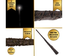Harry Potter Stebuklinga lazdele Redstring Lumos Hermione LED Šviesus (19 cm)