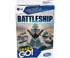 HASBRO GAMING BATTLESHIP Battleship kelioninis žaidimas Grab&amp;Go