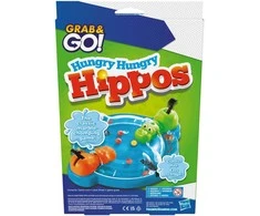HASBRO GAMING „Grab&amp;Go“ kelioninis žaidimas „Alkani begemotai“