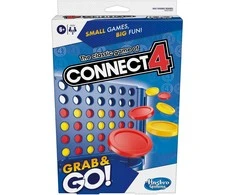 HASBRO GAMING „Grab&amp;Go“ kelioninis žaidimas „Connect 4“