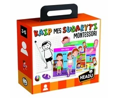 HEADU „Montessori“ Žaidimas „Kaip mes sudaryti“, lietuvių k.