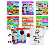 HEADU „Montessori“ Žaidimas „Kaip mes sudaryti“, lietuvių k.