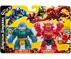 GOO JIT ZU HEROES OF Figūrėlės „Stretch Strikers“, 2 vnt.