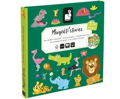 Magnetinė knyga - dėlionė Janod African Animals J05456