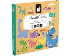 Janod Magnetinė knygelė „Dinozaurai“