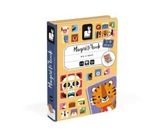 Janod Magnetibook gyvūnų dėlionės